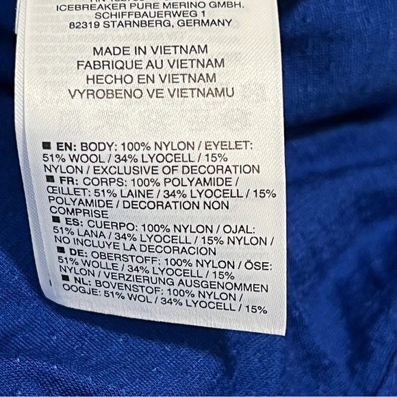 Icebreaker Royal blue Rush vest - Picture 3 of 7